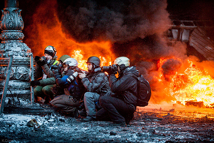 Фотографы на Майдане
